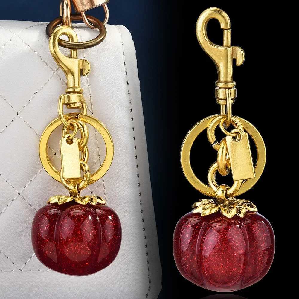 Luxury 01New persimmon keychain bag pendant womens bag accessory everything goes well keychain Y250928