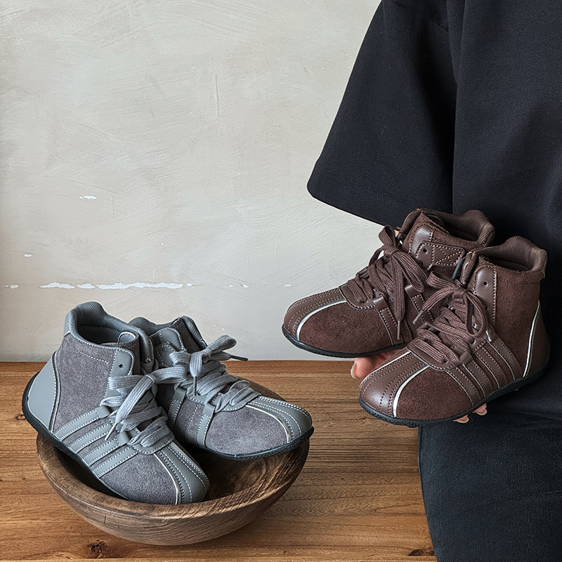 Autumn Korean style men's and women's sports short boots, fashionable Martin boots, girls' soft soled trendy short boots, designer shoe