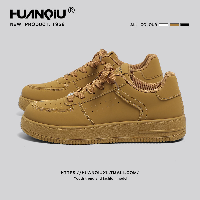 HUANGQIU designer shoes Free shipping oxhide affordable luxury Winter anti slip snow boots with thick plush cotton shoes black