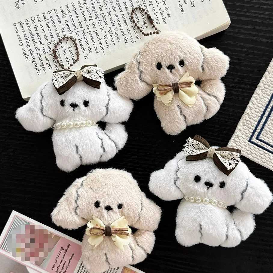 Cartoon Cute Dog Dachshund Plush Keychain Puppy Stuffed Doll Charms Keyring Cute Key Holder Bag Hanging Chains for Couple GiftXJ250928