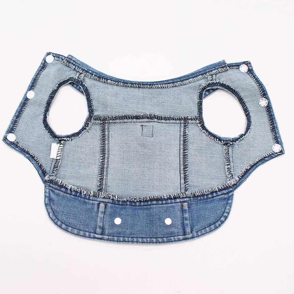2024 New Thin Pet Dog Jeans et Puppy Denim Clothes with Dog Leash Traction Buckle Cool Harness Vest for Small Medium Dogs X250928