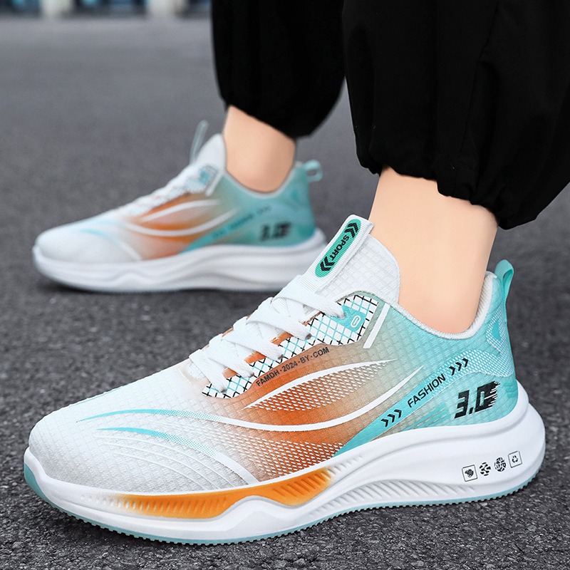 Modern Men Casual Jogging Trainers Versatile Outdoor Activity Shoes Sneakers Men Fall Fashion Casual Shoes Soft Soled Light Running Shoes