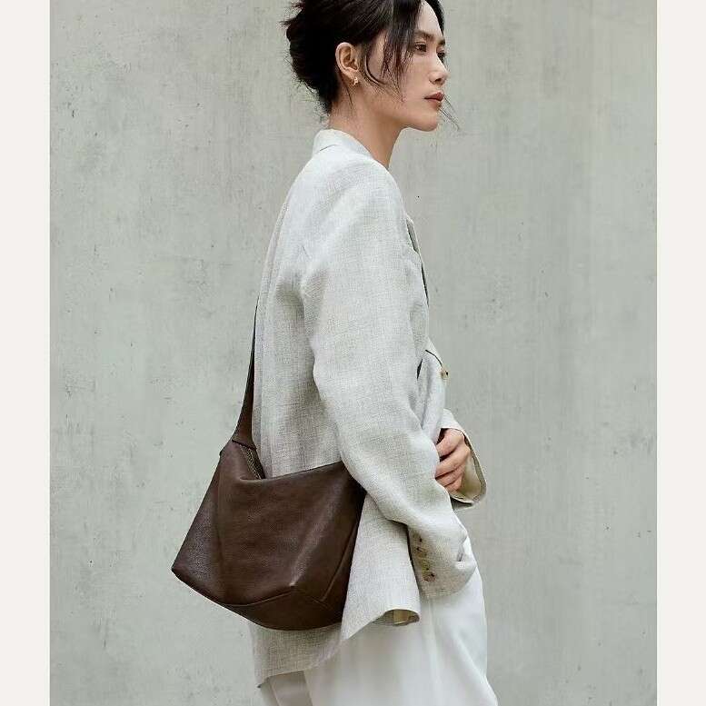 designer bag Luxury bag Underarm Large and Small Versatile Single Shoulder High-end Commuter Genuine Leather Dumpling Bag for Women