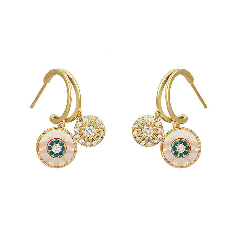 Earrings with a High-End Feel, Niche Korean Dongdaemun Style, Fashionable Ancient Style Ear Jewelry