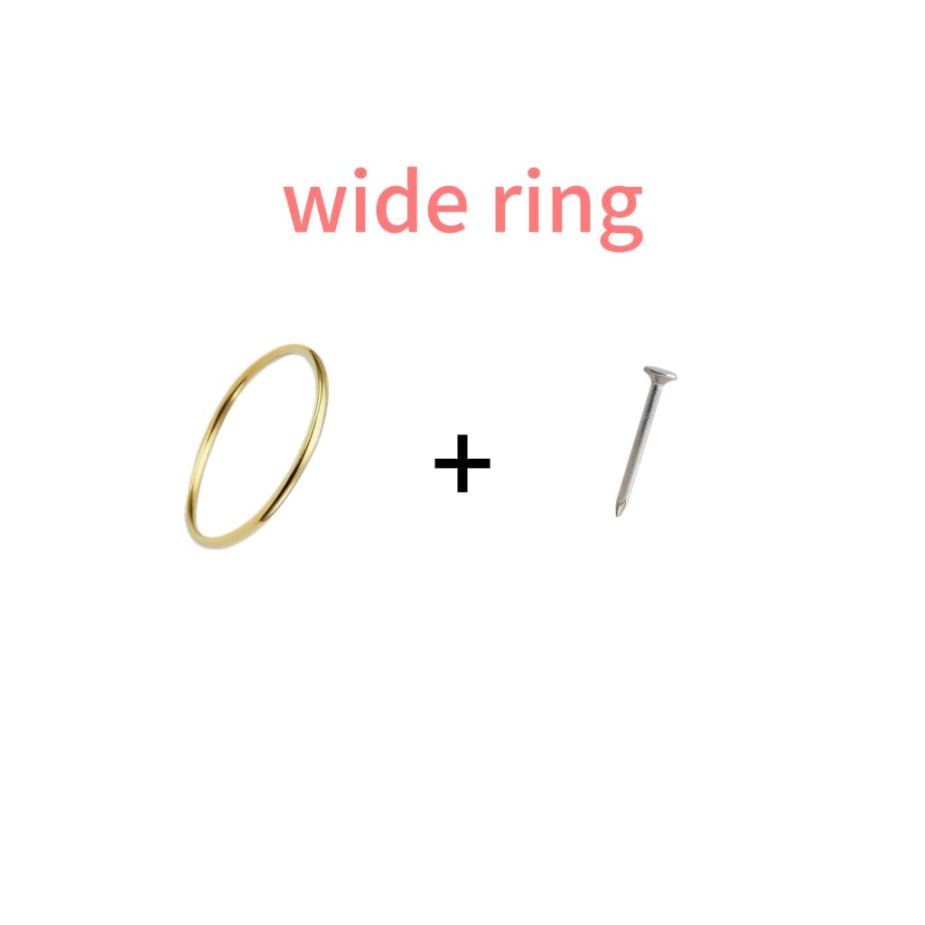 Personality open rings, high-quality V-gold wide-style women's rings, men's rings, couple rings, Valentine's Day gifts, women's gifts with box