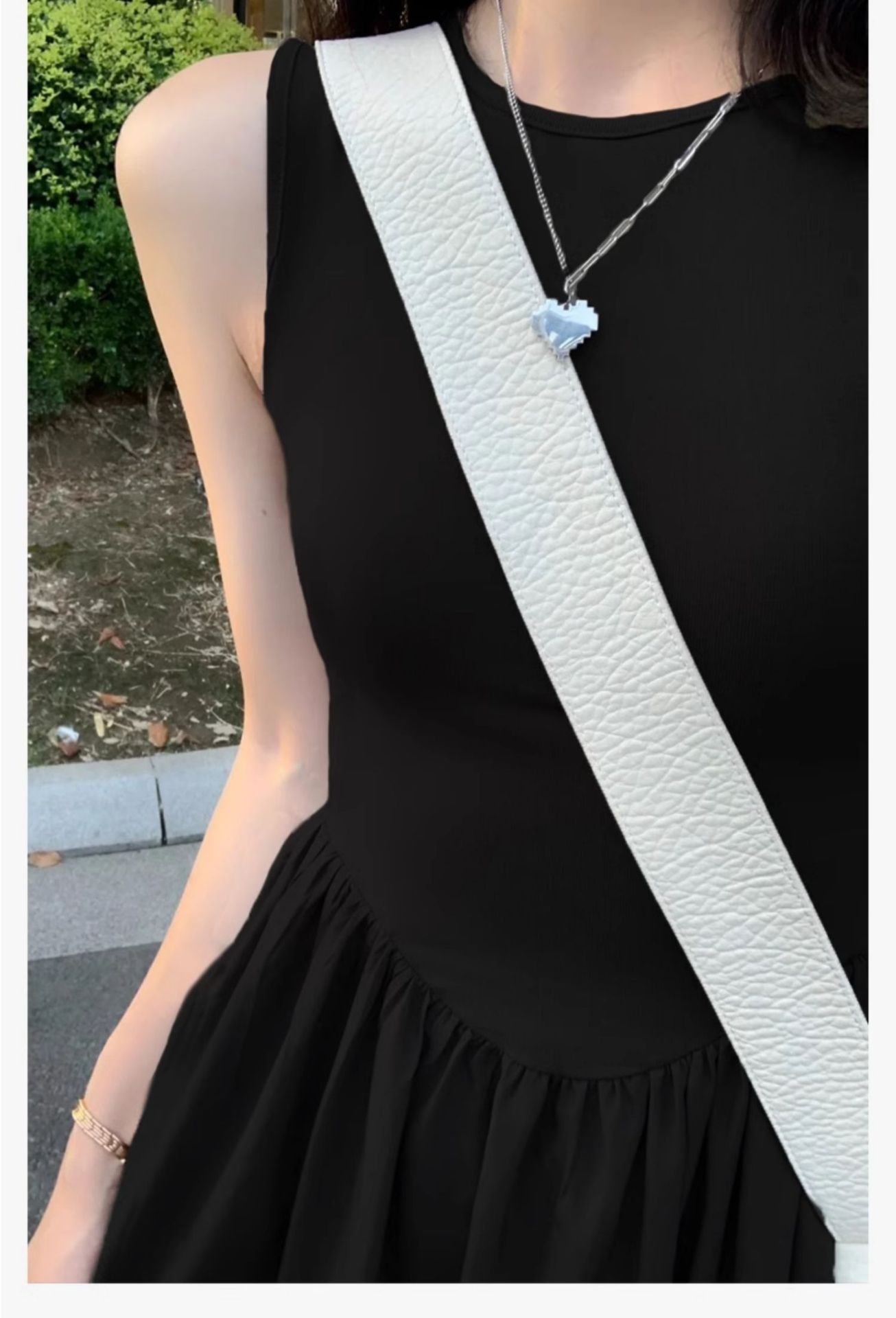 FD75 new women's spring and autumn sleeveless knitted long shorts