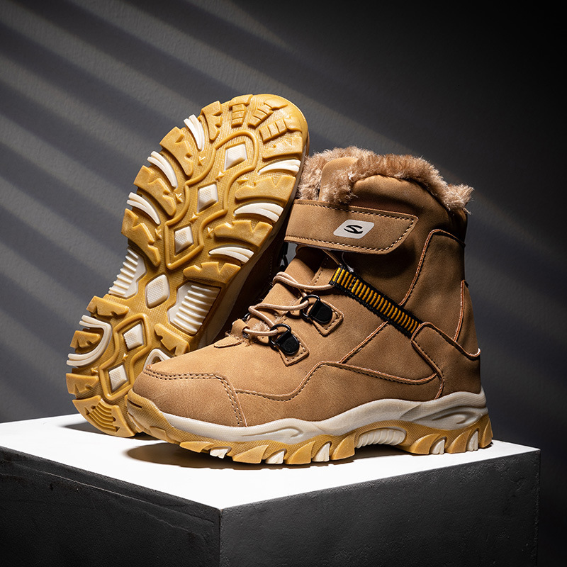 Autumn New Children's Shoes Women's Martin Boots Cold proof Fashion Boots Anti slip Large Children's Shoes Versatile Snow Boots Designe