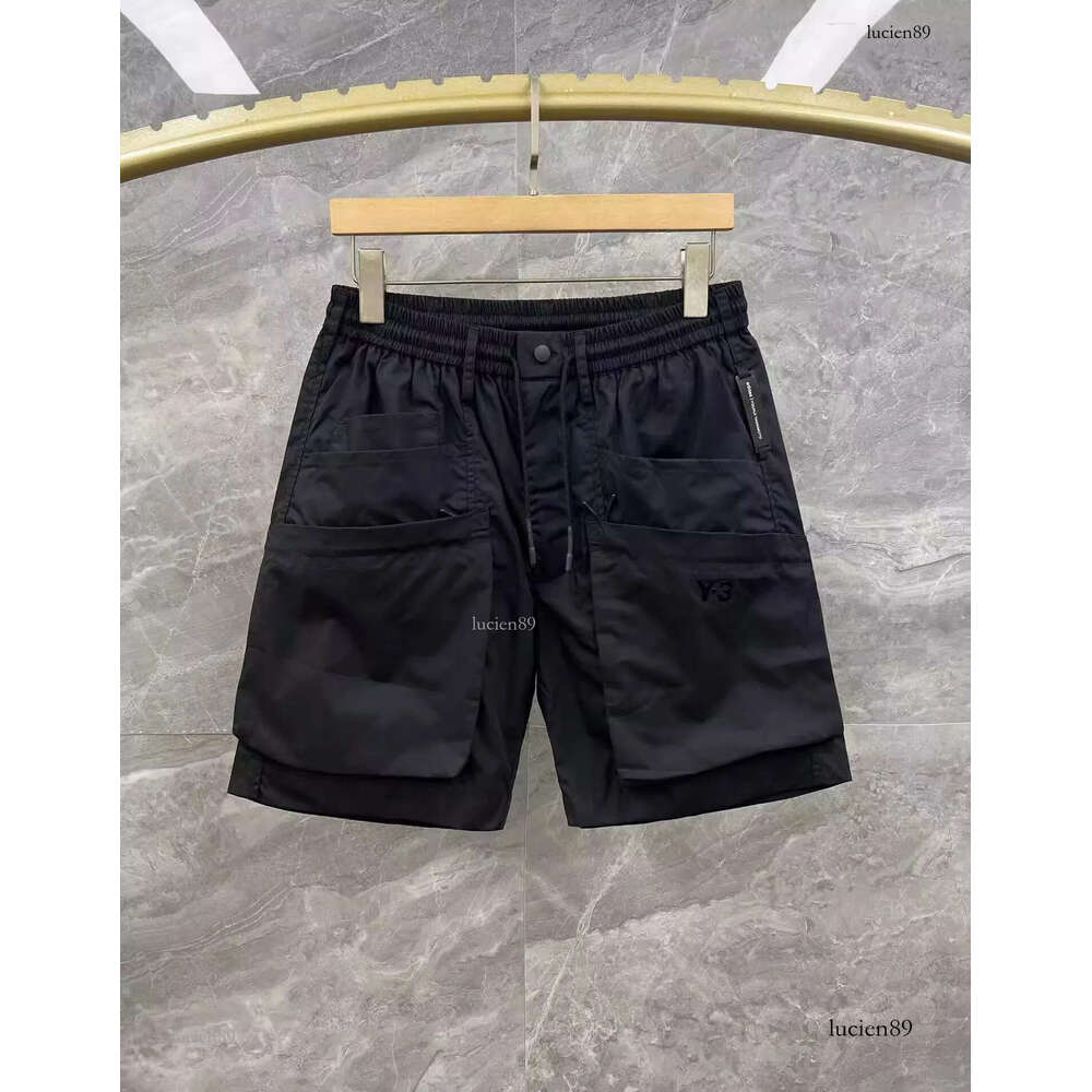 Black Cargo Shorts | Summer Y 3 Strtwear Style | Breathable Valentines Gift L250604