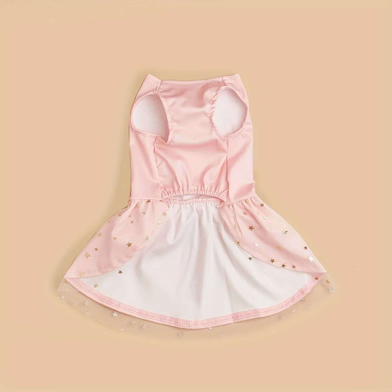 Dog Dress Girl Dog Clothes Pet Apparel Doggie Pink Bowknot Tulle Cat Sequin Clothing Pup Dresses Doggy Attire Birthday X250928