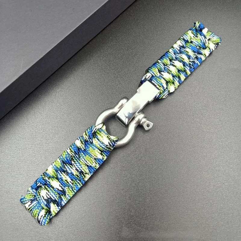 20mm 22mm 24mm Weave Nylon Sport Watch Strap for Men Women Universal Watch Band Bracelet Accessories with Tool W250928