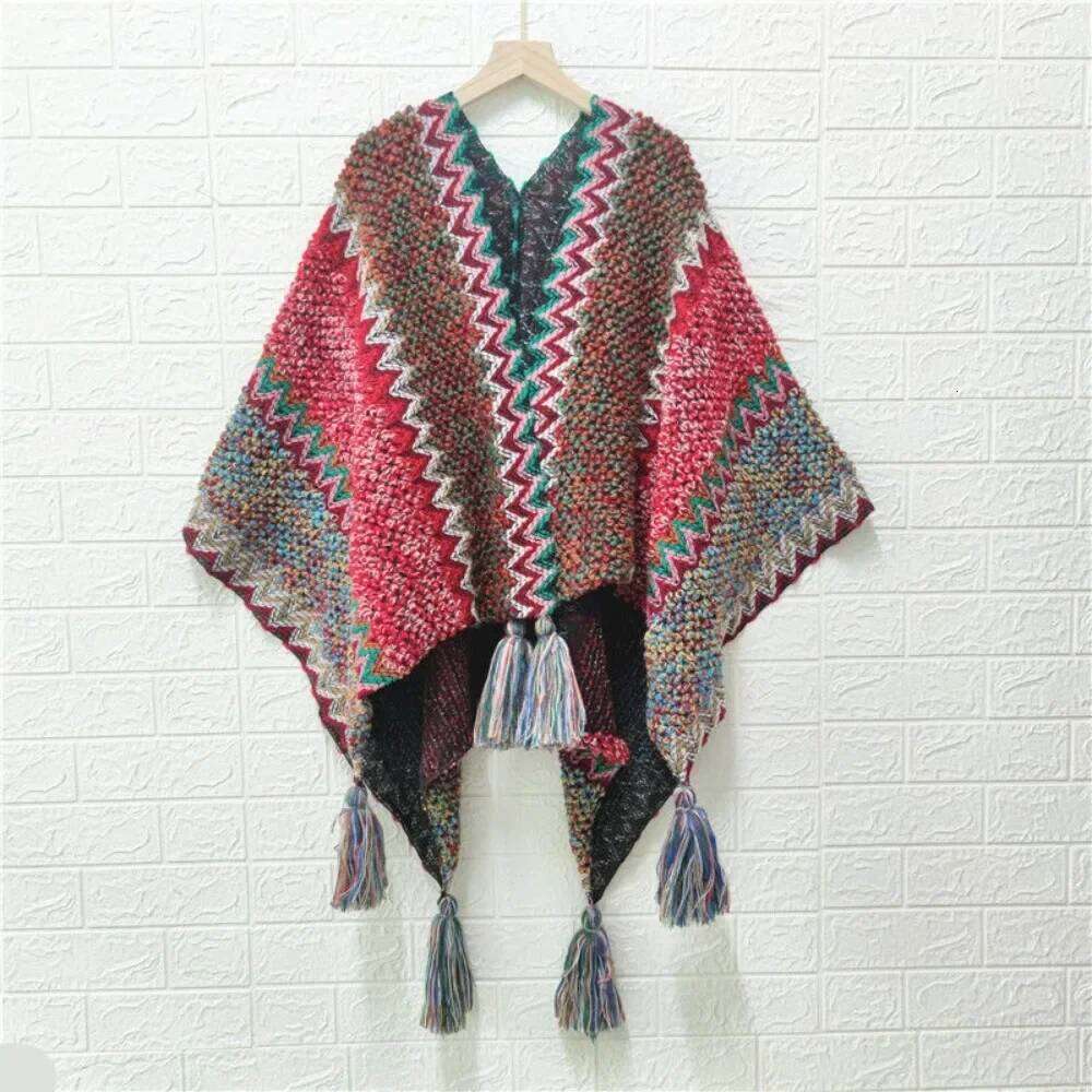 Autumn Overcoat Fashion Jackets For Casual Winter Clothes Women Vintage Coats Sweater Elegant Ethnic Style Cloak Cardigan