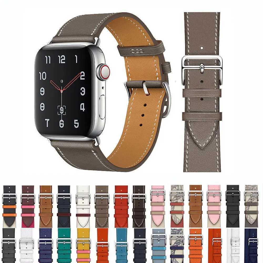 Leather Watch Straps for Apple Watch band 46mm 44mm 49mm 45mm 42mm 40mm 3841mm bracelet iWatch series 10Ultra 9876543SE W250928