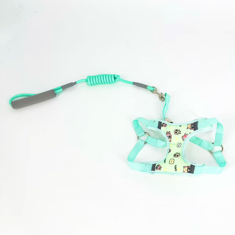 Pet dog leash vest style small dog chest strap breathable adjustable chest strap walking rope