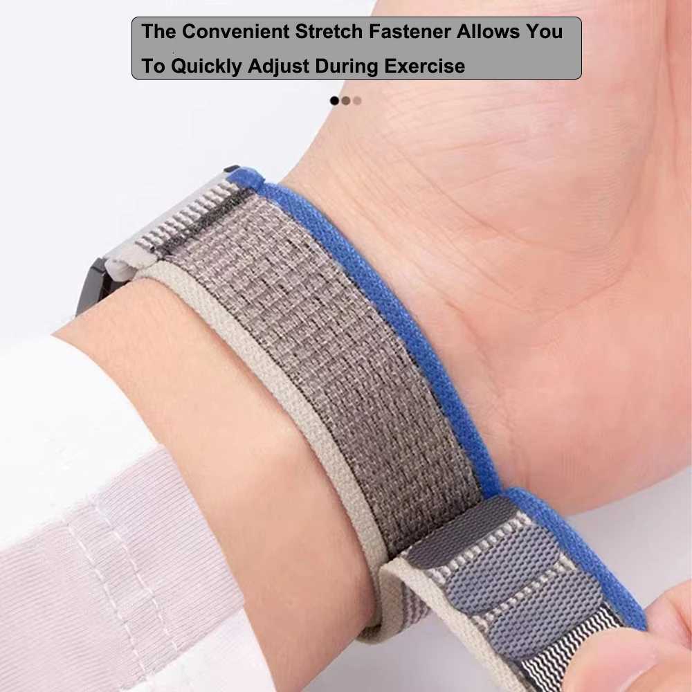 Nylon Loop 22 20mm Watch Strap for HUAWEI WATCH GT 54 Pro 46mm Bands GT 2 3 SE HONOR Magic Watch4 GS 3 Pro Replacement Bracelet W250928