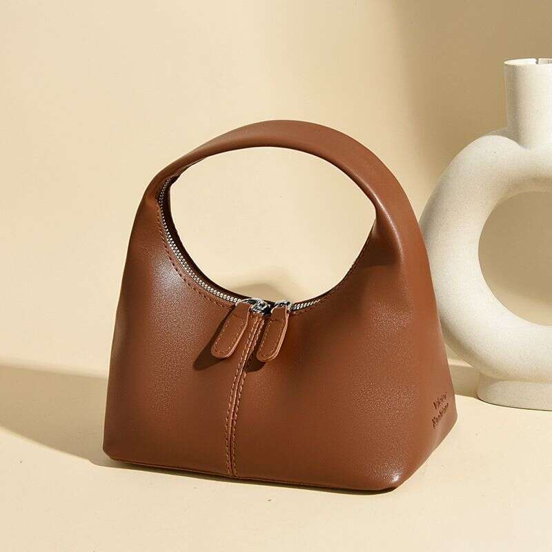 Women's Stylish Hobo Shoulder Bag - Soft PU Leather Small Handbag With Zipper Closure, Multiple Pockets, Lightweight & Versatile For Daily Use