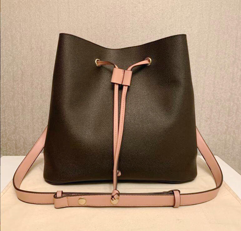 designer bucket bag Women bucket bag totes Handbags Luxurys Retro style Flower Leather Crossbody Bag