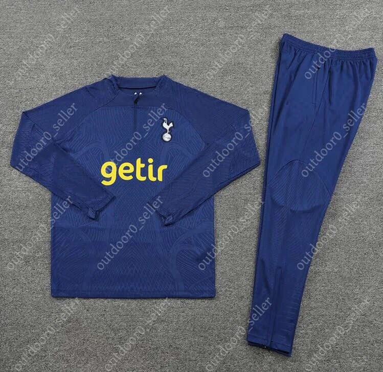 2025 2026 Tracksuits Football Training Suit 25 26 Spures Tracksuit Tottenham Soccer Jogging Kit Chandal Futbol Survetement Foot Sets Men Kids 0Ca