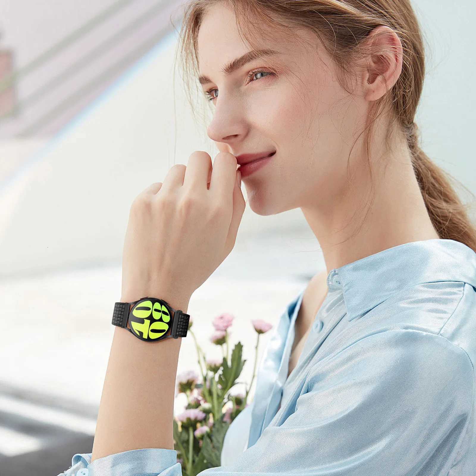 Nylon Loop Band For Samsung Galaxy Watch 6 4 7 classic5 Proactive 2Gear S3 20mm22mm Bracelet Huawei watch GT 2e 3 pro strap W250928