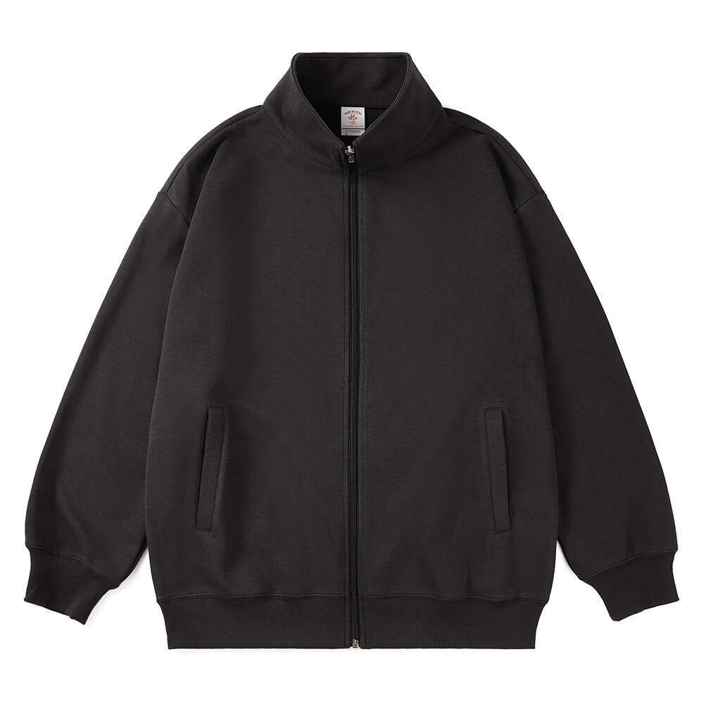 Autumn Winter New Stand Collar Sports Zipper Cardigan Sweatshirt American Style Loose Casual
