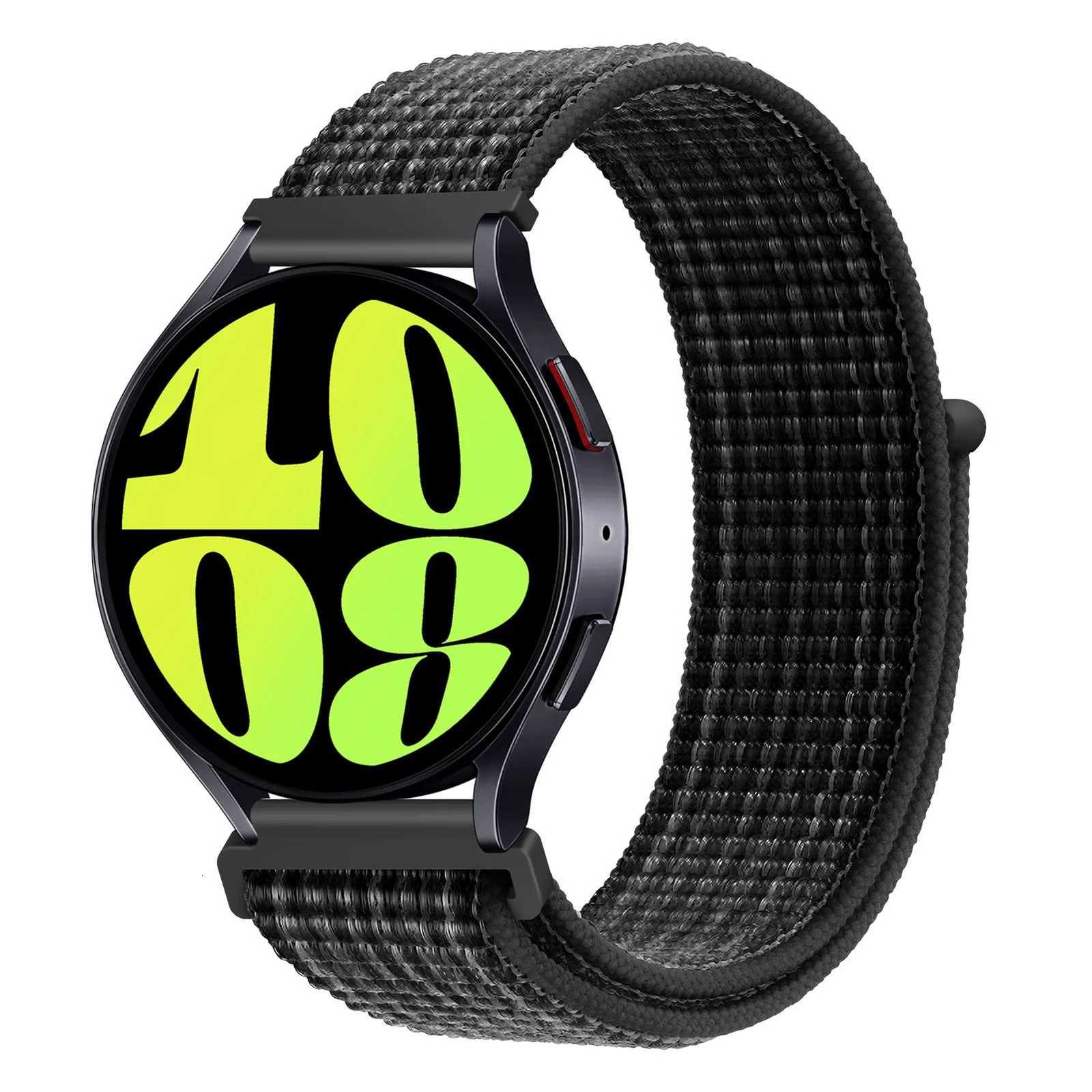 Nylon Loop Band For Samsung Galaxy Watch 6 4 7 classic5 Proactive 2Gear S3 20mm22mm Bracelet Huawei watch GT 2e 3 pro strap W250928