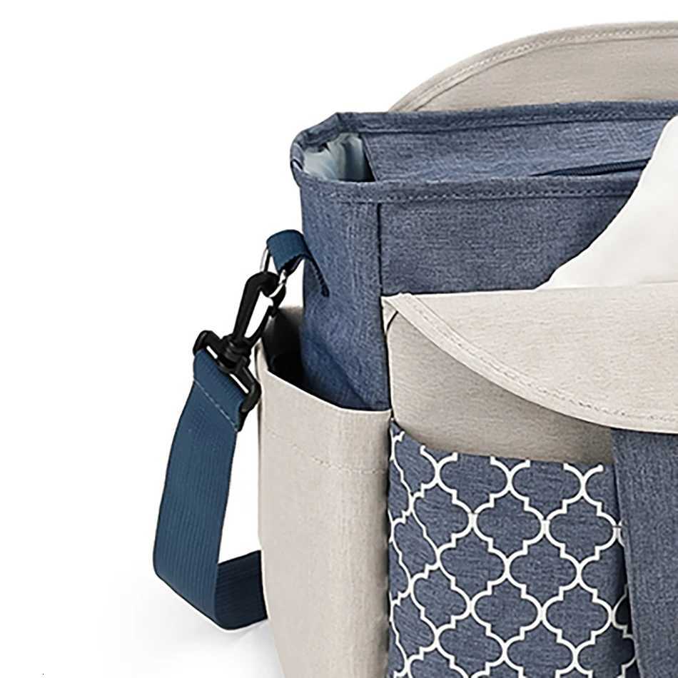 Handheld Single Shoulder Bag Frosted Cloth Tote Bag Baby Outdoor Adjustable Messenger Strap Diaper Bag With Pacifier Storage BagXJ250928