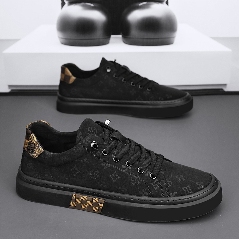 Fashion Trend Print Sneakers New Style Men Casual Canvas shoes Street Style Cool Versatile Sizes 39-44 Free Shipping Hot Sale