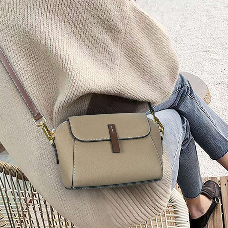 designer bag Luxury bag Genuine Leather Shell New Trend Top Layer Cowhide Versatile Women's Shoulder Crossbody Bag