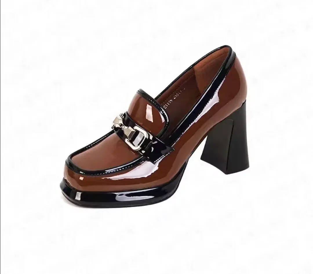 Women Sandals Heels Open Toe Slippers Fashion Dress Shoes Summer Outdoor Woman Pumps Stylish Chunky High Heel Platform Sandals with Open-Toe Design Ca