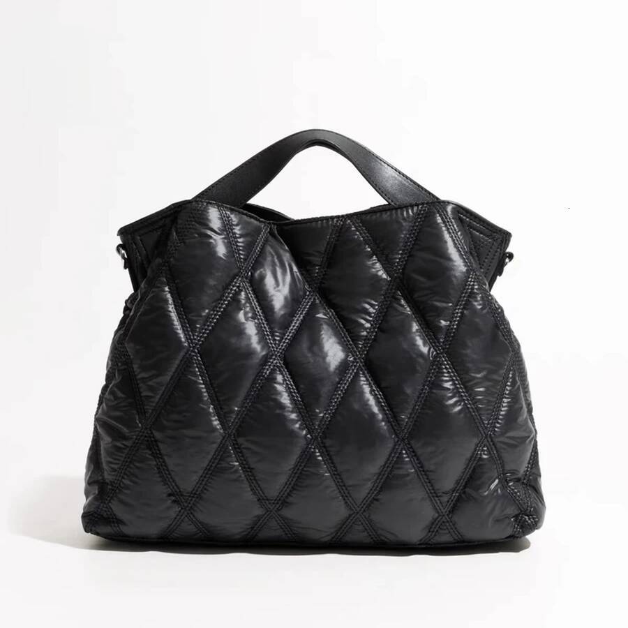Fashion Lingge Quilted Puffer Tote Designer Padded Women Handbags Casual Nylon Shoulder Crossbody Bags Large Capacity Bag high-quality