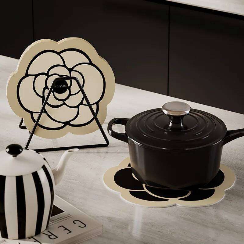 Placemat European Style Western Heat Insulation Dining Table Hotel Coaster Leather Pvc Anti Scald Pu Cup Mat