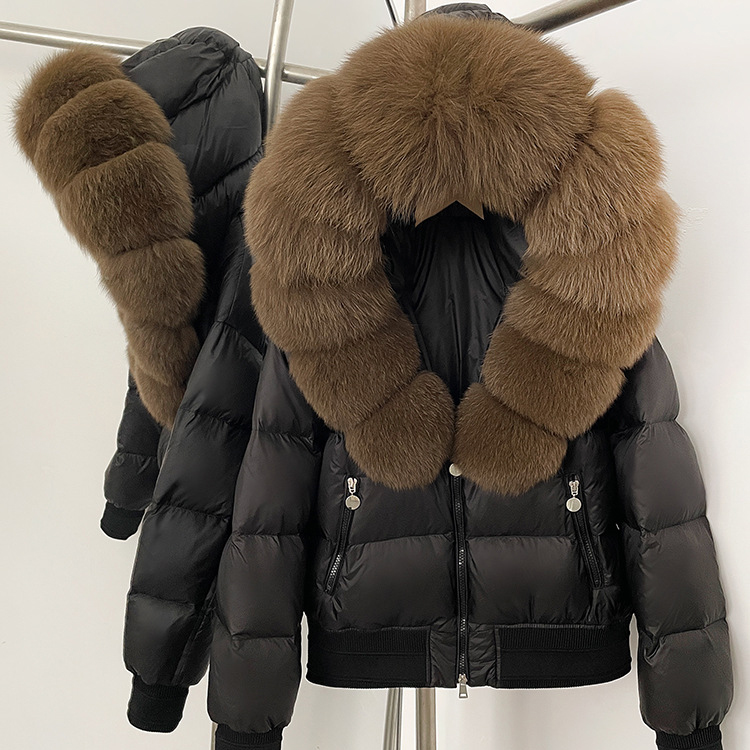 Warm Womens Padded Winter Coat - Fashionable Mountaineering Jacket with Durable Duck Down Insulation
