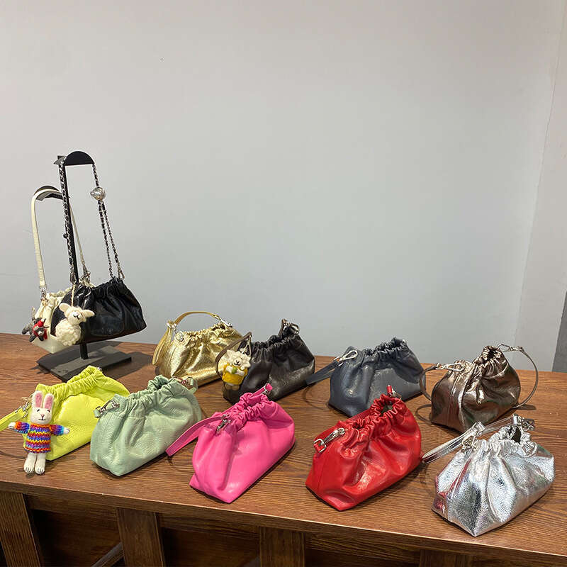 designer bag Luxury bag for Women New Genuine Leather Pleated Cloud Chanel Style Chain Simple Fashion Small Golden Ball Shoulder Crossbody Bag