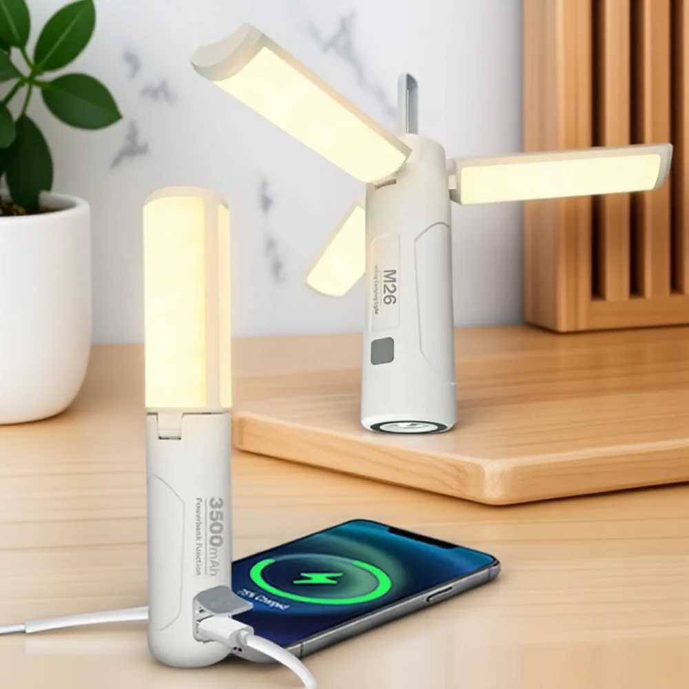 Portable Outdoor Camping LED Light Rechargeable Handheld Warm Ambient Lamp Foldable Lantern for Hiking Travel C250928