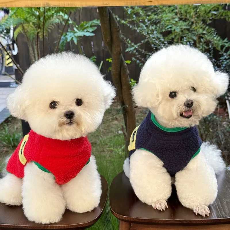 Buttonfastening Pet Clothing Teddy Winter Coat Bichon Frise Colourblock Waistcoat Maltese Sleeveless et X250928