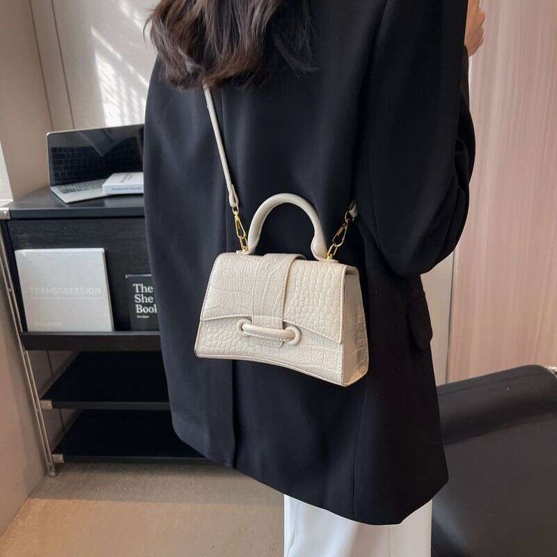 Handbag Women's Fashion Crocodile Print Single Shoulder Crossbody Bag