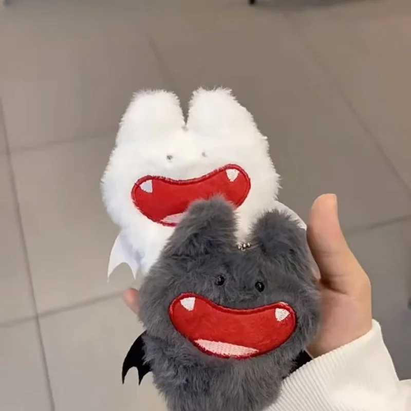 Creative New Cute Bat Plush Keychain Lucky Devil Furry Bag Pendant Funny Key Ring Pendant KeychainXJ250928