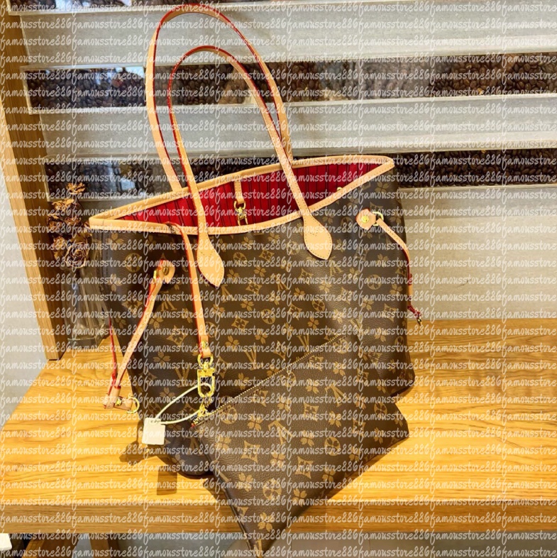 Luxury Designer Bag 2pcs Set Embossed Flower Women Crossbody Handbag Shoulder Bags Fashion Composite Ladys Clutch Tote Bag shopping Female Coin Purse wallet