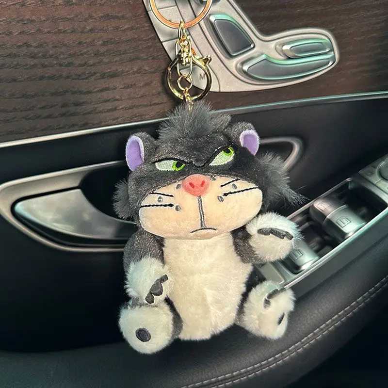 Kawaii Toys Lucifer Cat Plush Keychain for Women Bag Pendant Cute Plush Stuffed Toys Kids Backpack Children Birthday GiftXJ250928