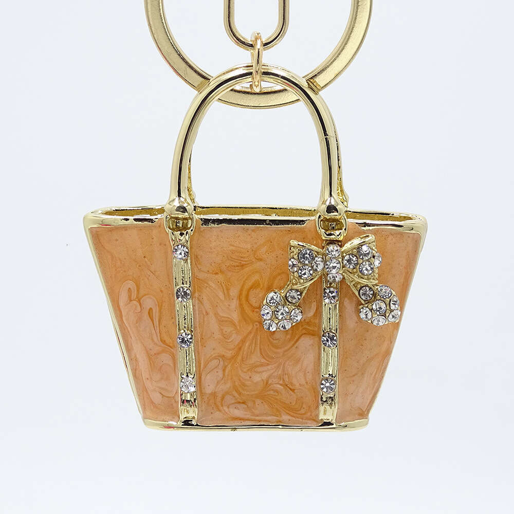 Creative Winter New Bag Pendant Car Keychain Gift Velvet Painting Oil Craft 12 Colors