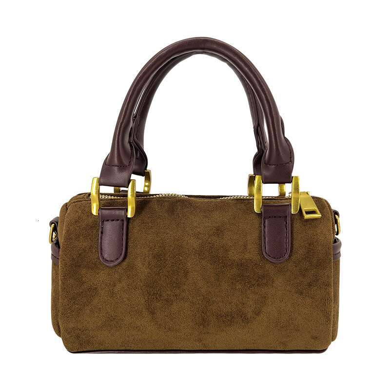 Light Designer Star Model Trendy Women's Tote Shoulder Crossbody Pure Color Boston Bag Baguette