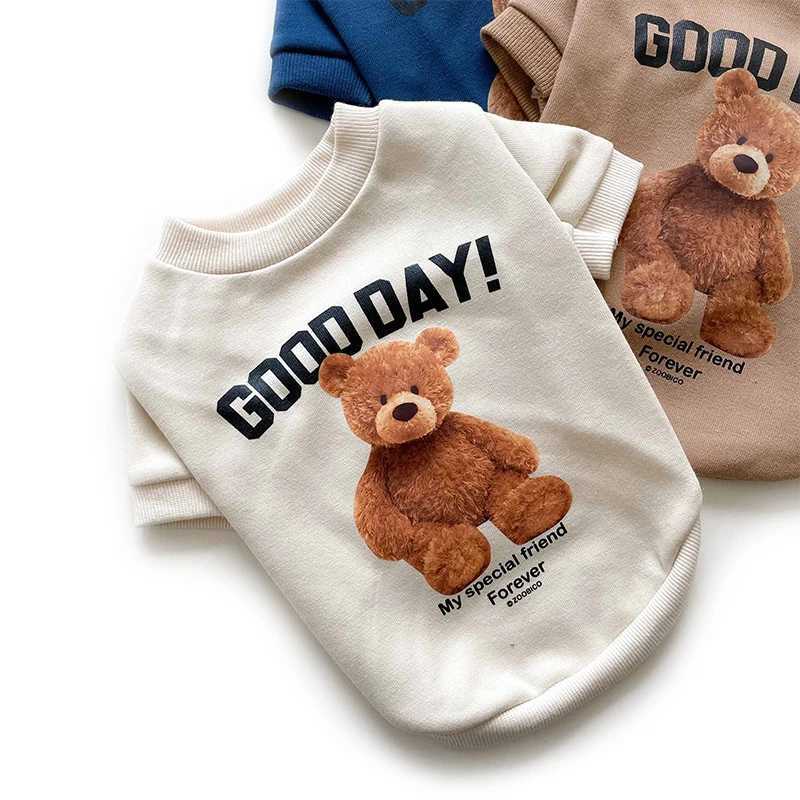 Pet Clothes Cartoon Bear Pet Shirt Puppy Clothes Pet et for Small Medium Dog Cat Chihuahua Costume Dogs Winter Cute Costume X250928