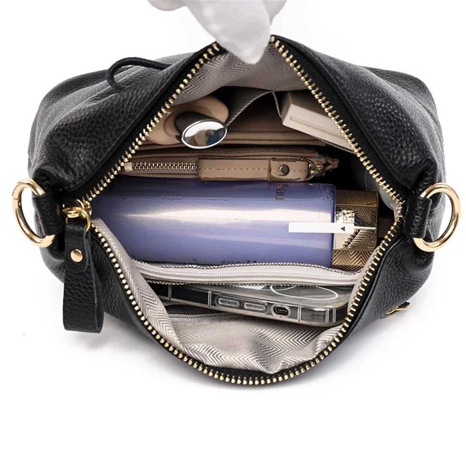 High Quality Genuine Leather Women Tote Bag Luxury Soft Cowhide Ladies Shoulder Crossbody Bags 2024 Fashion Female Messenger Sac Z250928