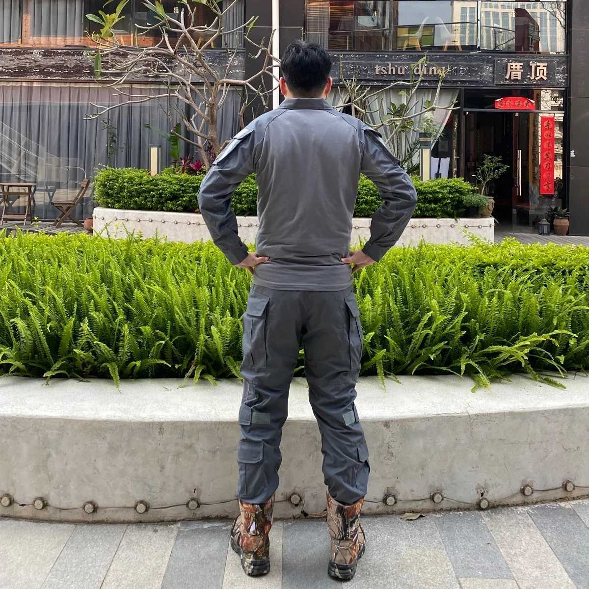 Mens Combat Suit G3 Suit Forces Suit Combat Shirt Pants Tactics Airsoft with Pads 2024 Tactical Uniform W250928