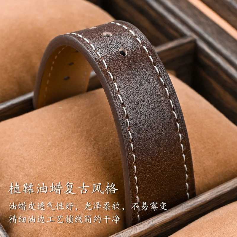 17mm 18mm 19mm 20mm 21mm 22mm Genuine Leather Watch Strap Band Universal Watchband Retro Bracelet Quick Release Bar Wristband W250928