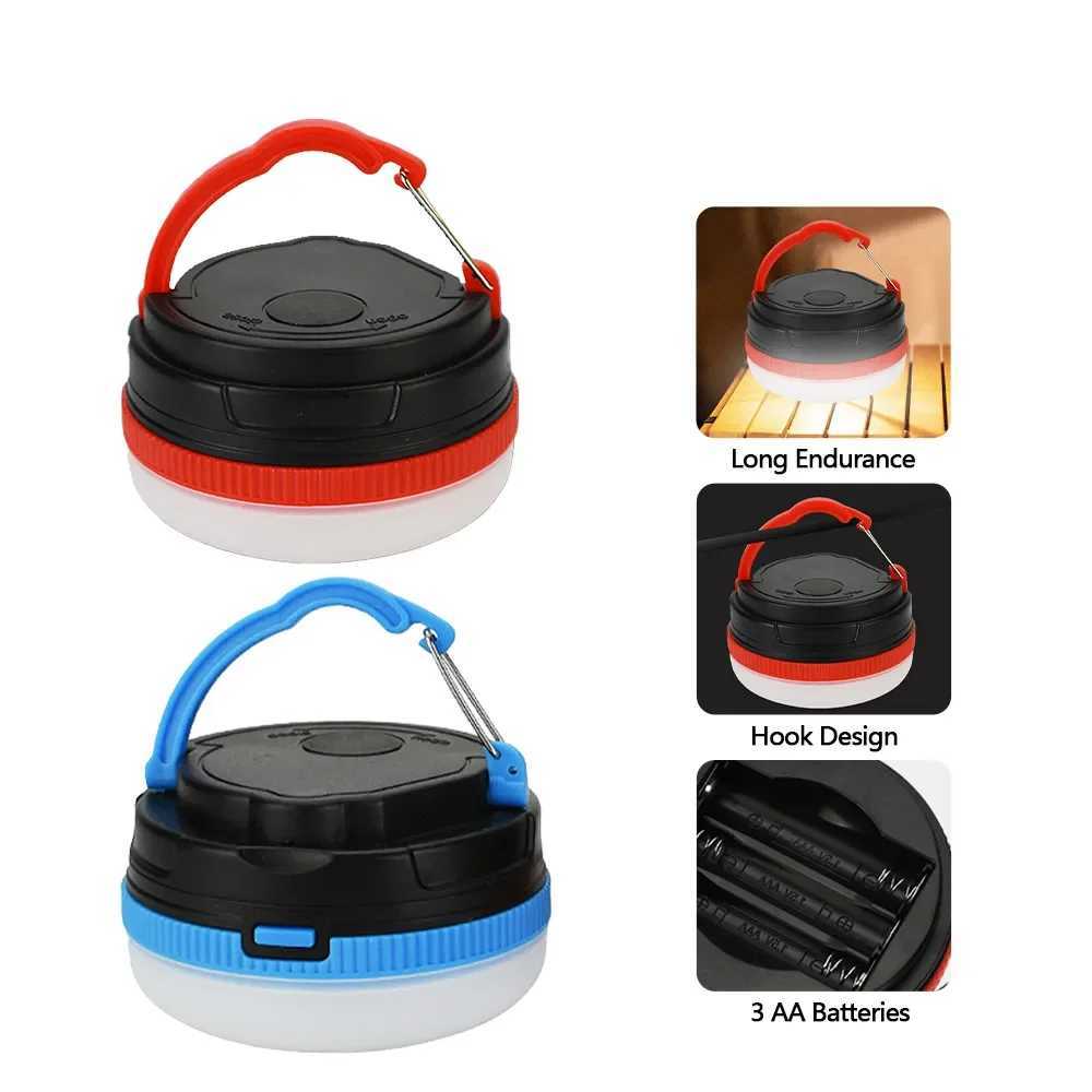 LED Camping Light 3 Lighting Modes Hanging Camp Lamp Emergency Light with Magnet for Outdoor Work Tent Hiking C250928