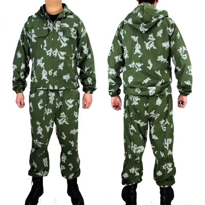 Russia Combat Uniform Tactical Set Camouflage Training Airsoft Paintball Field Ghillie Suits Outdoor Hiking Hunting Work Clothes W250928