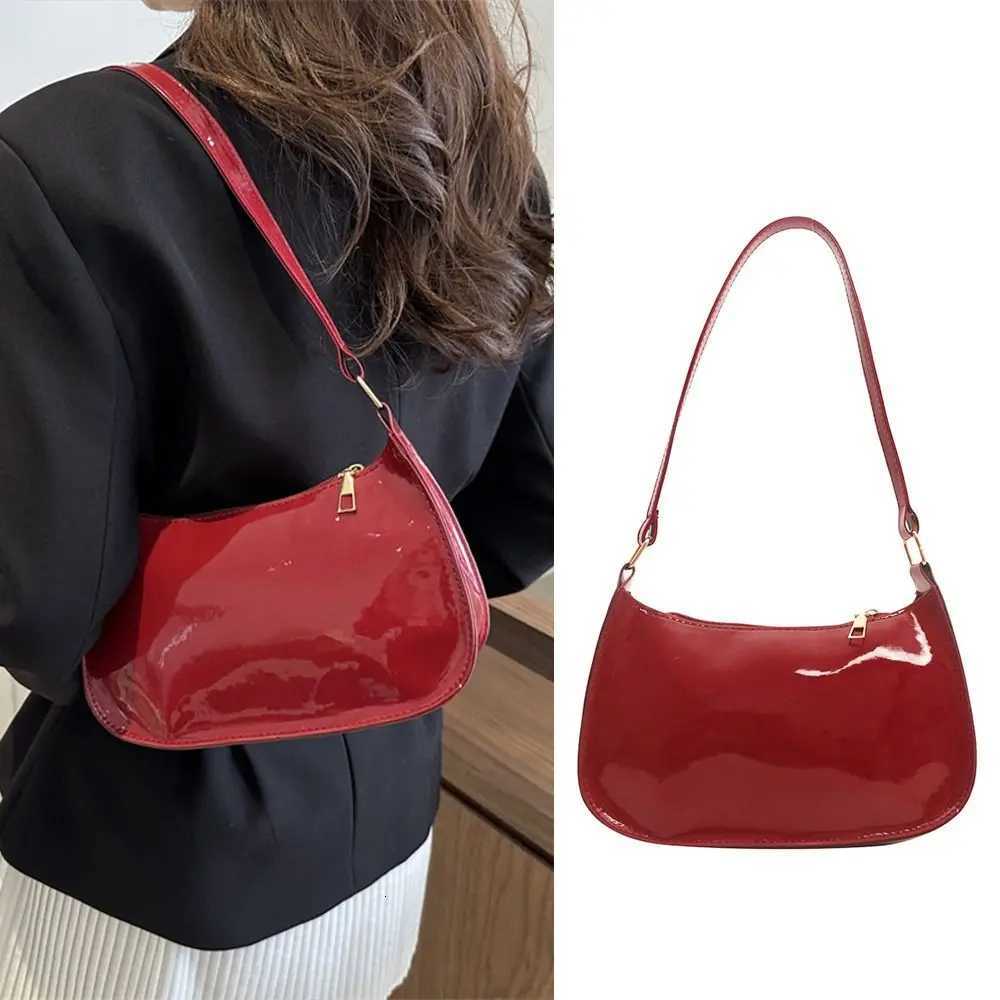 Casual New Design Womens Shoulder Bag Leather Sweet Solid Color Armpit Bag Gentle Luxury Small Handbag Women Z250928