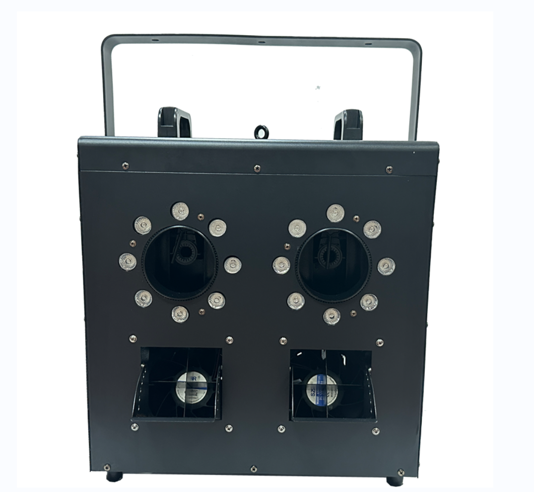 Stage Lighting Accessories Dual - Head Smoke and Bubble Machine, Professional Stage Effect Equipment for Parties, Clubs and Events JQ0005