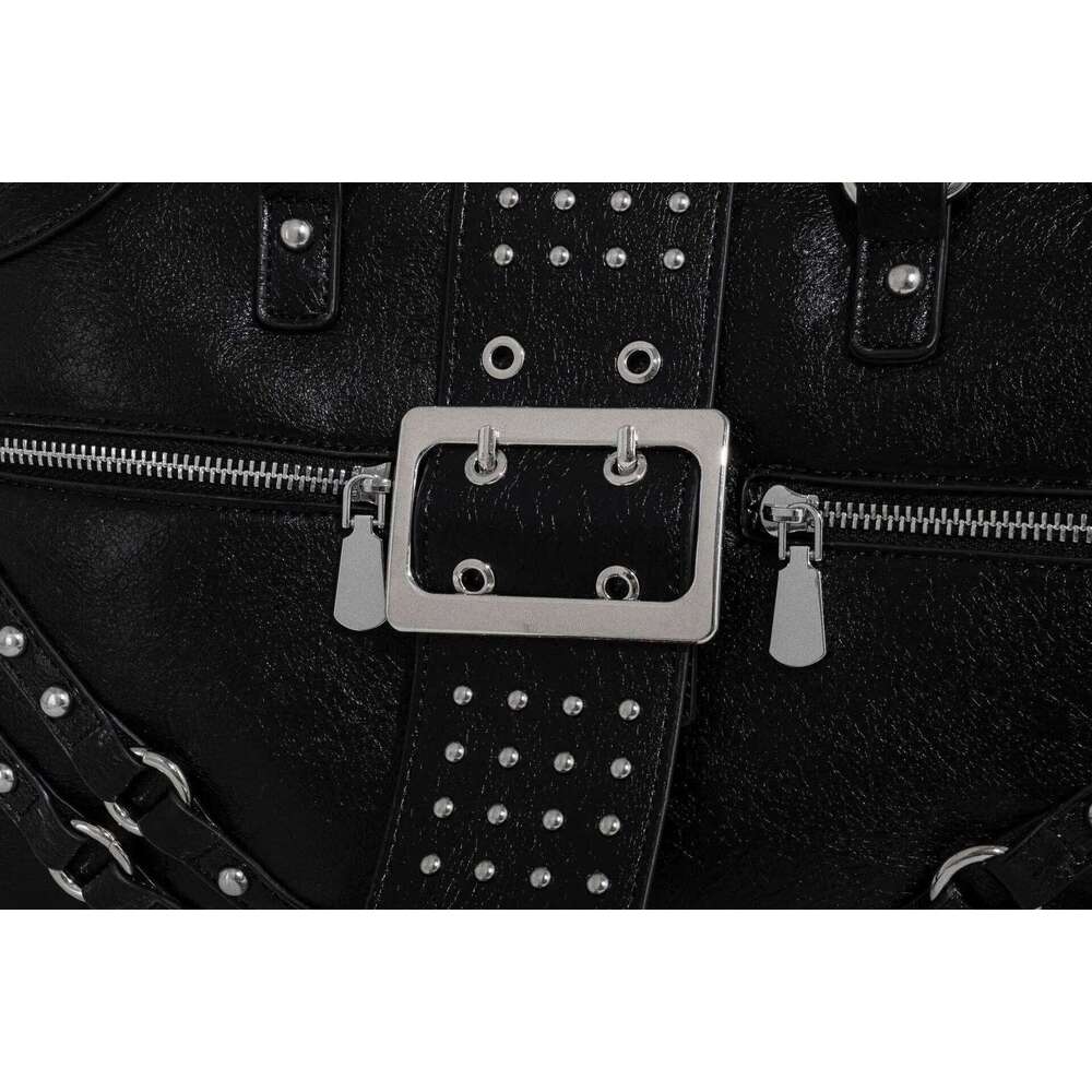 Large Capacity Ins Celebrity Shoulder bag Punk Style Rivet PU Crossbody Fashion Trendy Casual Versatile Women's bags