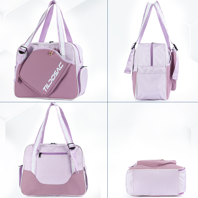 Pickleball Tote Sling Bag for Women/Men/Boy/Girl Large Capacity Pickleball Handbag with Adjustable Shoulder Strap Accessories